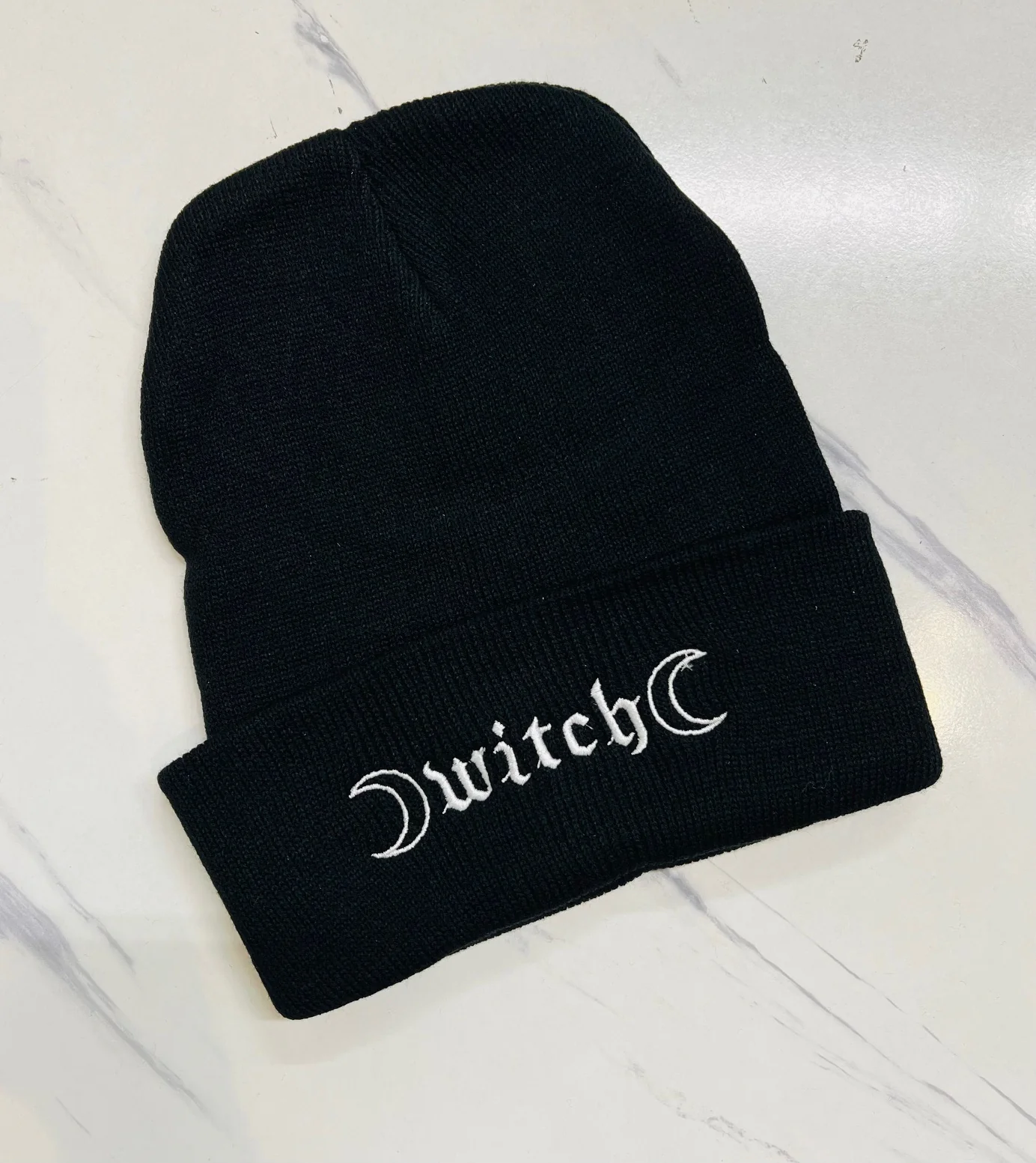 Vegan Beanie - Witch - READY TO SHIP