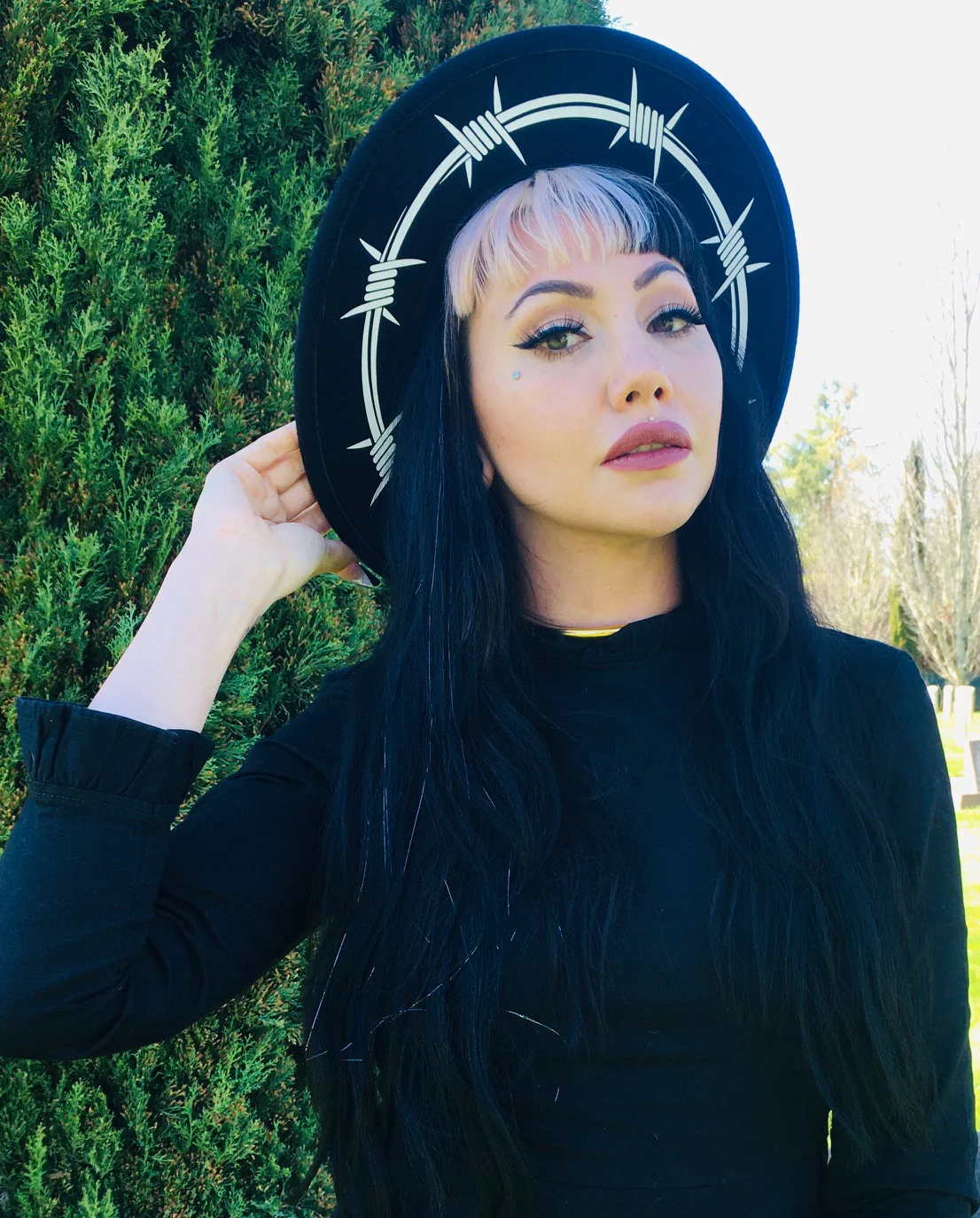 Vegan Felt Hat - Barbed Wire - Image 3