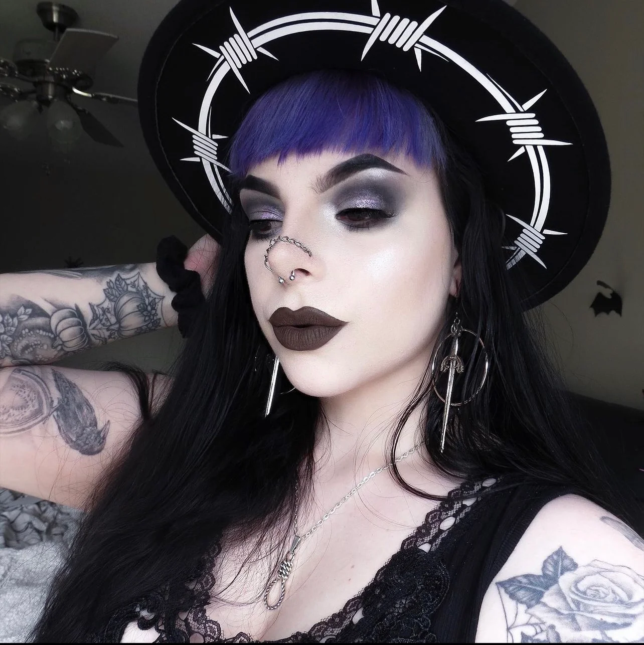 Vegan Felt Hat - Barbed Wire - Image 7