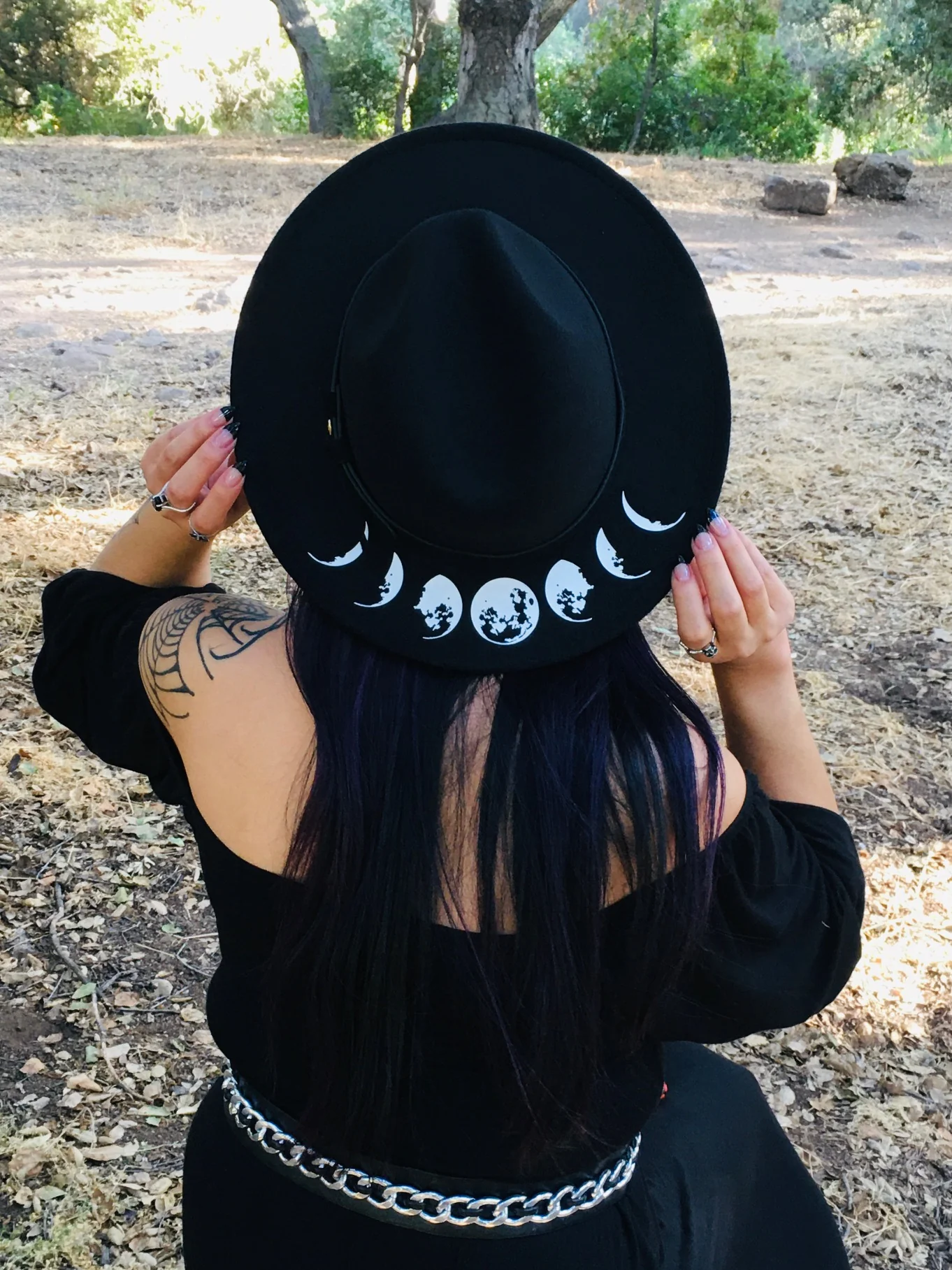Vegan Felt Hat - Moon Phase - Image 3
