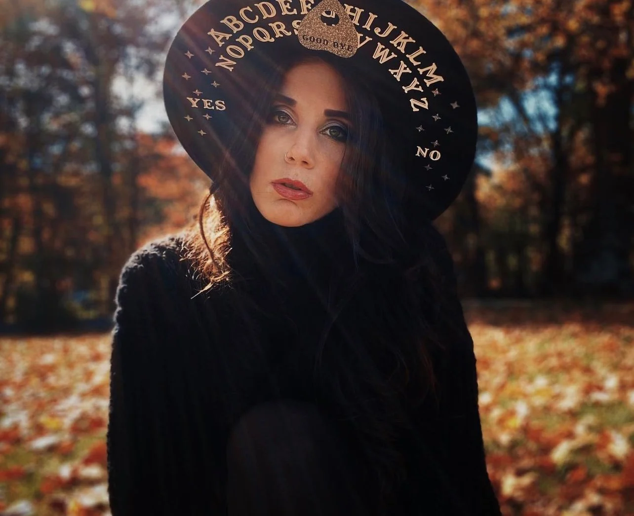 Vegan Felt Hat - XL Brim - Spirit Board - Image 4