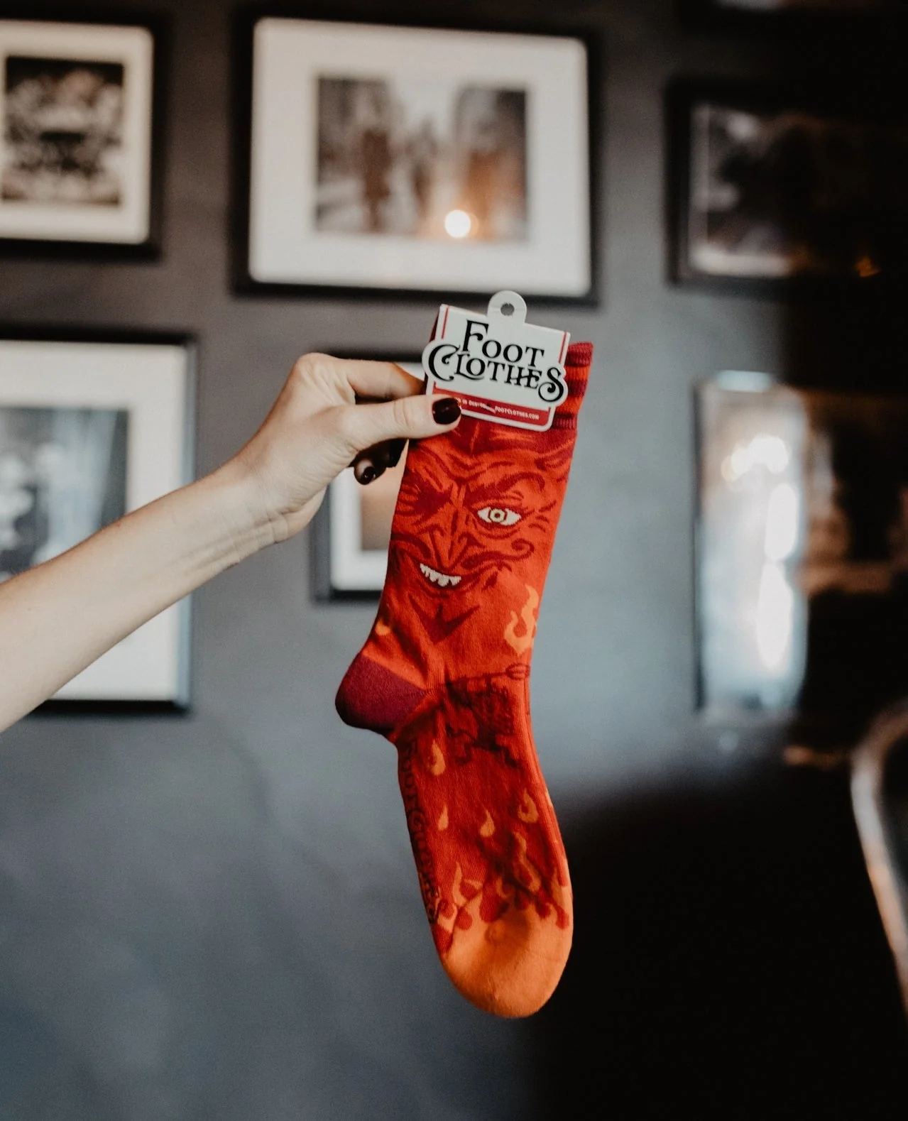 Vintage Devil Crew Socks - Image 5