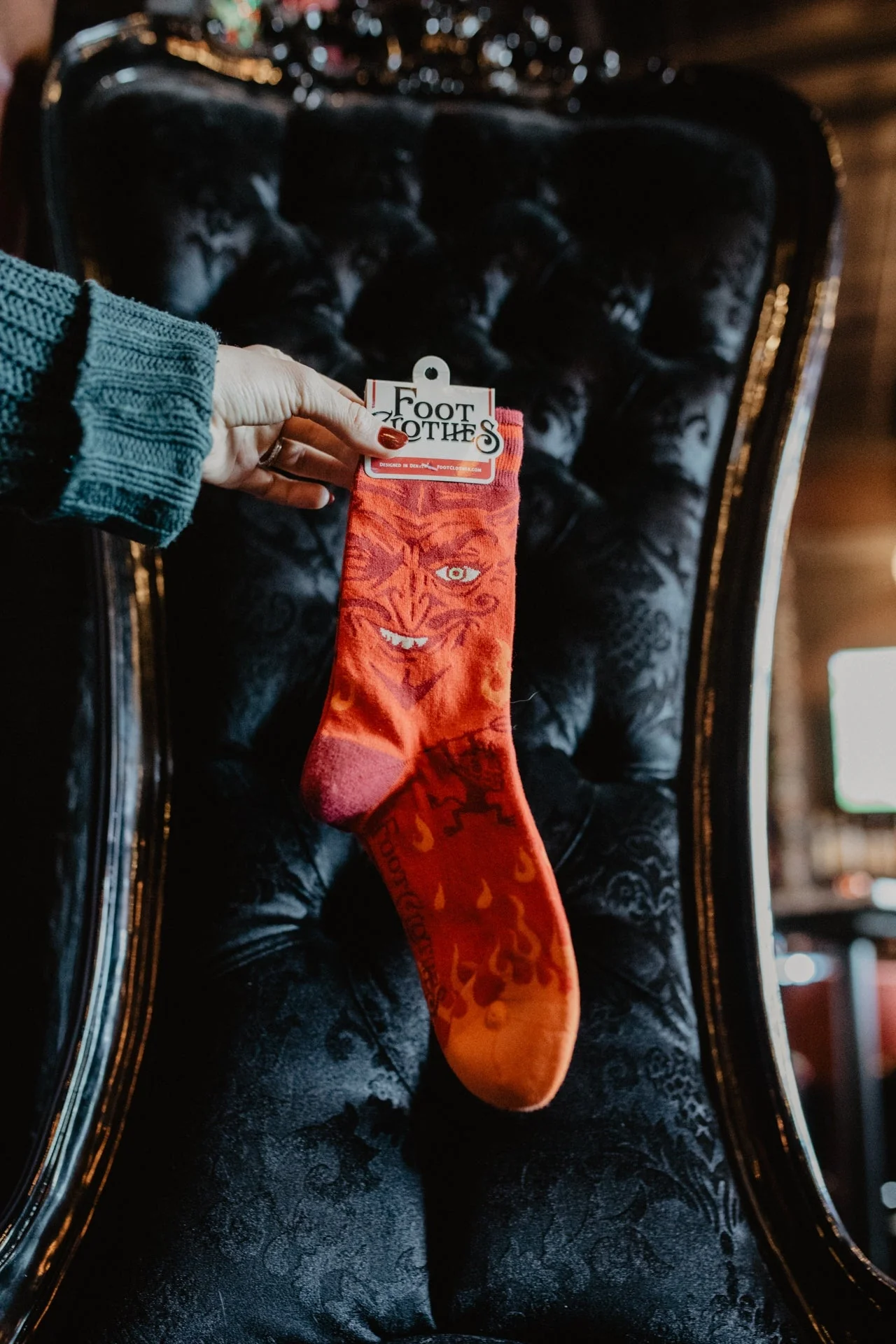 Vintage Devil Crew Socks - Image 6