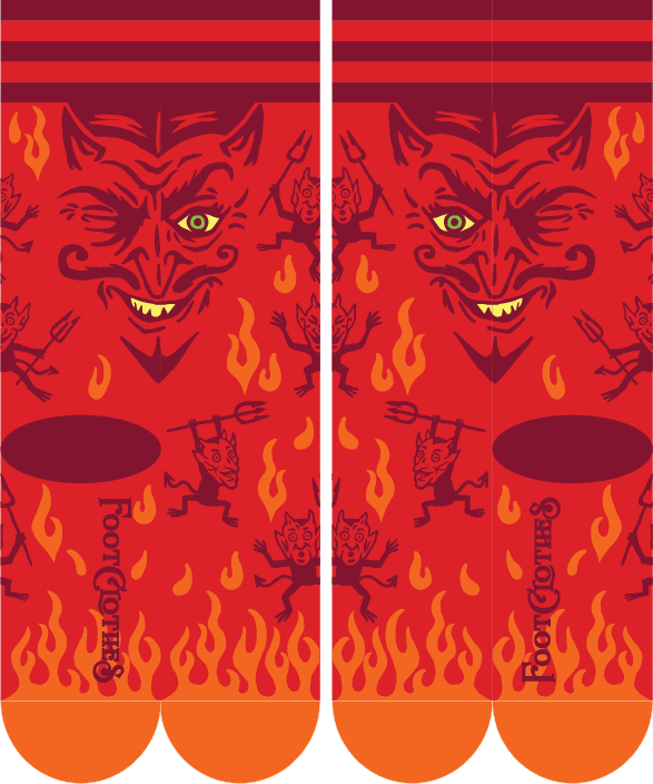 Vintage Devil Crew Socks - Image 7