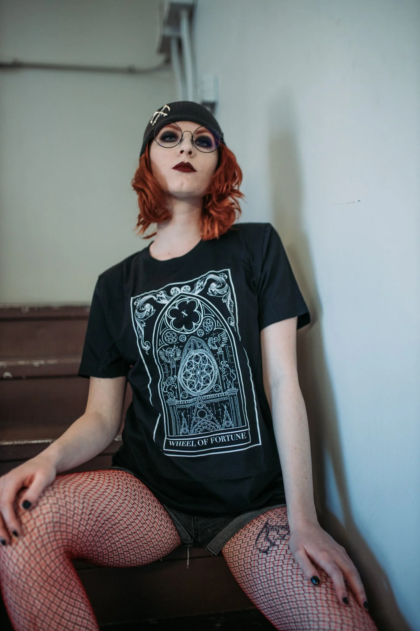 Wheel Of Fortune Tarot Tee - Image 5