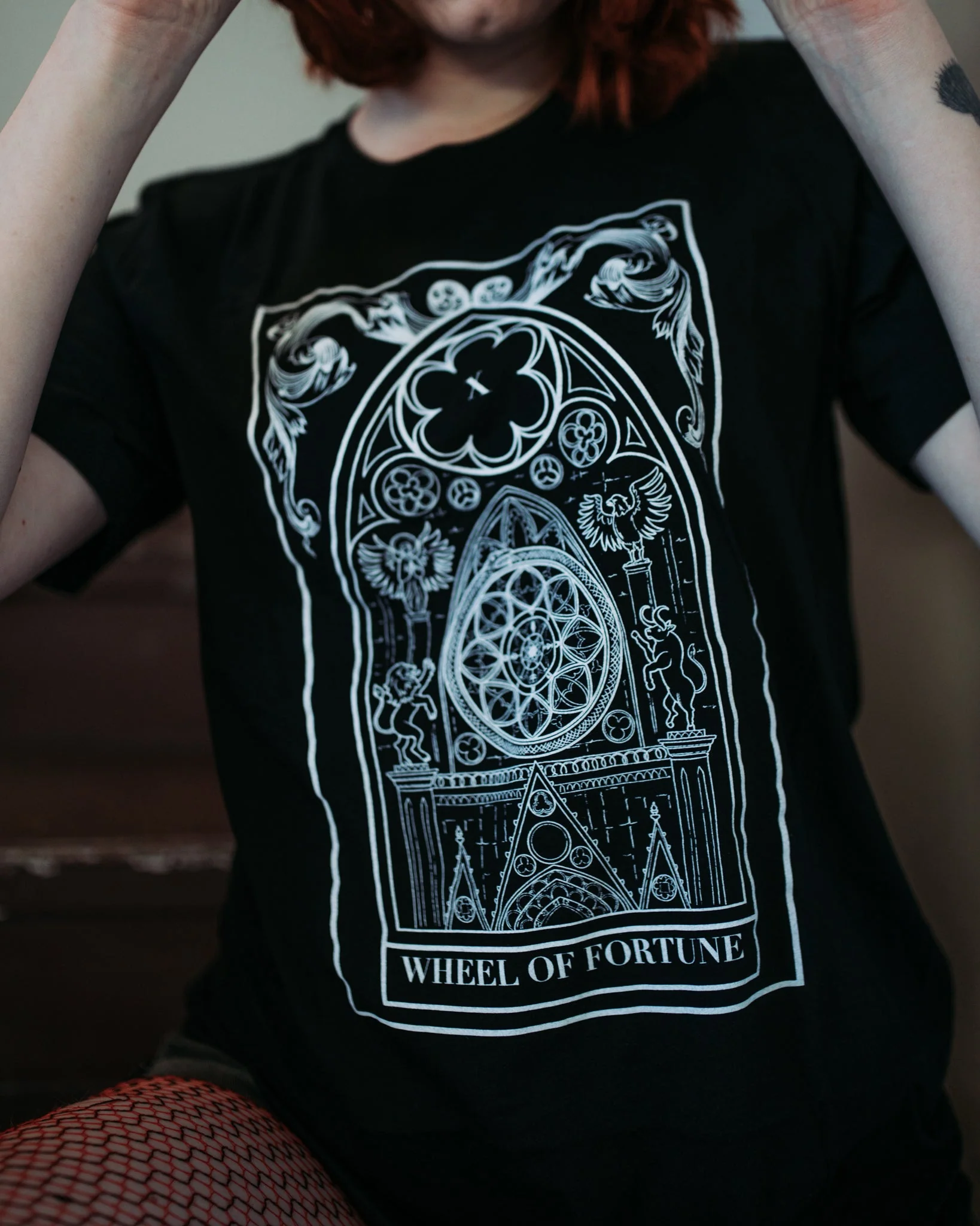 Wheel Of Fortune Tarot Tee - Image 6
