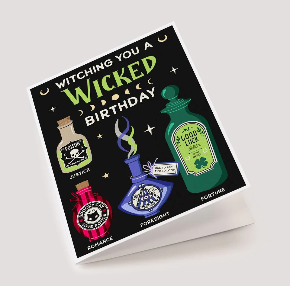 Wicked (Potions) Birthday Card - Image 3