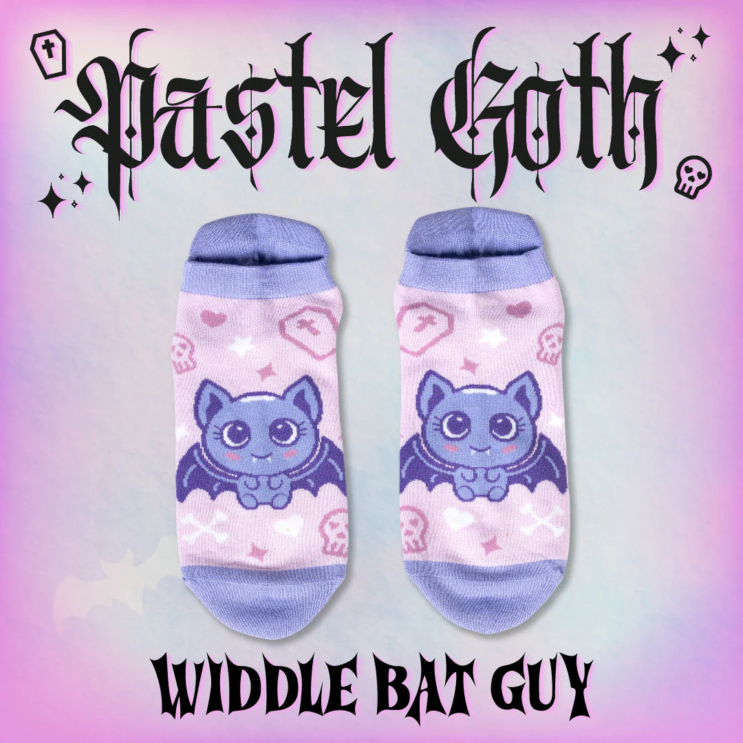 Widdle Bat Guy Ankle Socks - Image 8